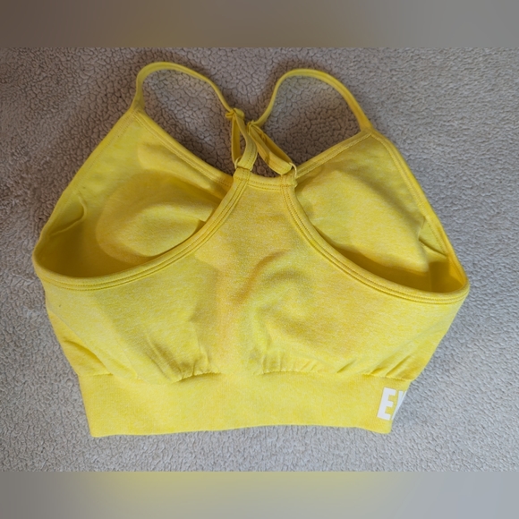 Cute matching yellow sports bra and leggings nwot exec-fit size XS - Picture 2 of 4